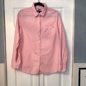 Woman Tommy Hilfiger pink button down